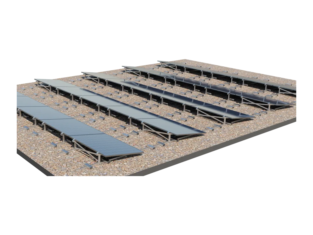 South field with triangles and ballast